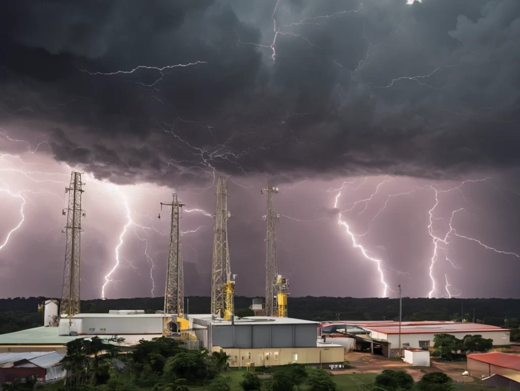 SISTEMA DE PROTEÇÃO CONTRA DESCARGAS ATMOSFÉRICAS (SPDA).