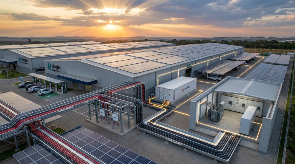 Armazenamento de energia industrial